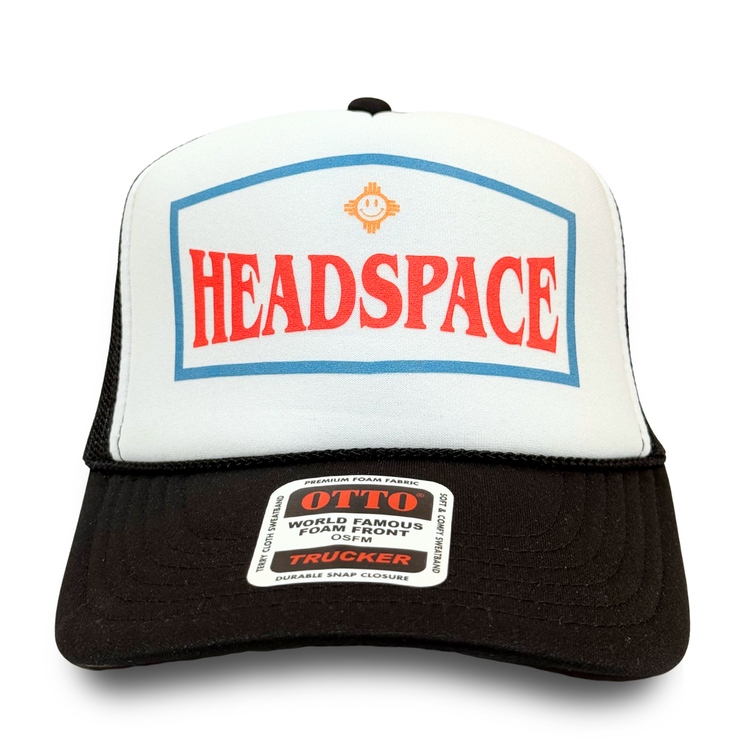 Black/White Gas Trucker Hat