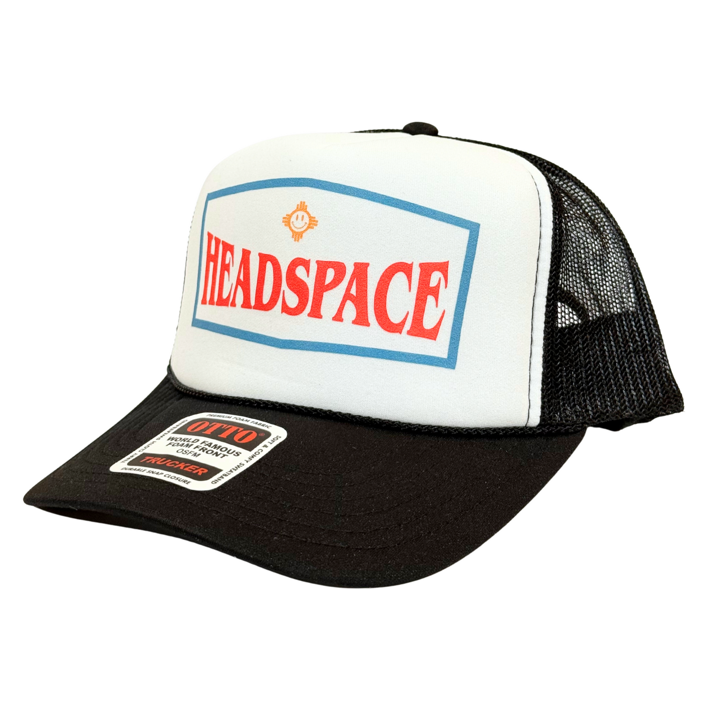 Black/White Gas Trucker Hat