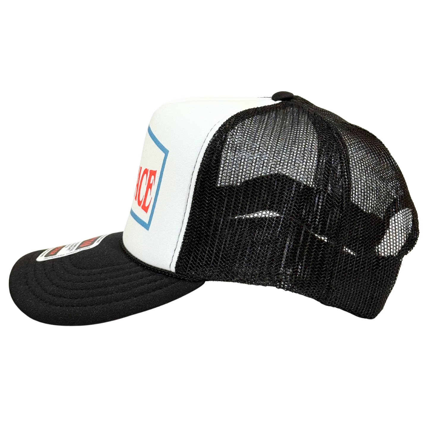 Black/White Gas Trucker Hat