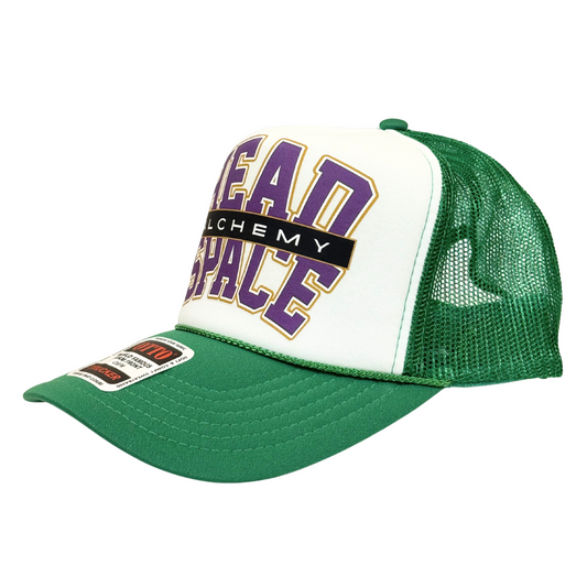 Green/White Varsity Trucker Hat