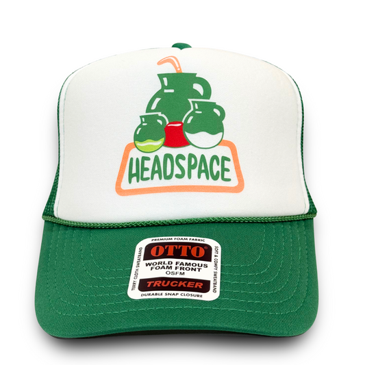 Green/White Soda Trucker Hat
